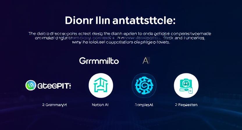 Top free AI tools 2025 comparison showing ChatGPT, Grammarly, Notion AI, Perplexity, and Tome